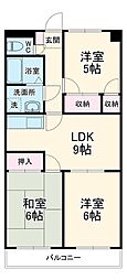 間取図画像 3DK