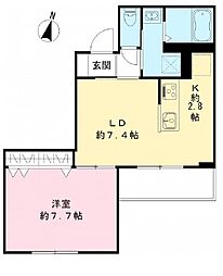 間取図画像 1LDK