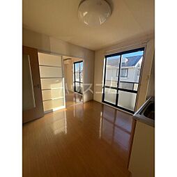 コンフォール石坂B 201 2階2DKのリビング/ダイニング