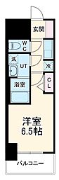 S-RESIDENCE今池駅前 1Kの間取図画像