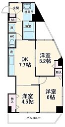 間取図画像 3DK