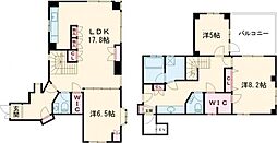 AN町屋ハイツ 3階3LDKの間取り