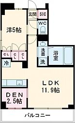 ラグゼナ和光 4階1SLKの間取り