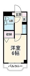 ホロンプラザ行徳 1Kの間取図画像