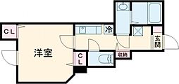 CFジオーレ小岩 1階1Kの間取り