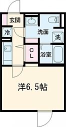 都営三田線 板橋本町駅 徒歩8分の賃貸マンション 1階1Kの間取り