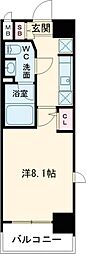 東京メトロ半蔵門線 錦糸町駅 徒歩8分の賃貸マンション 7階1Kの間取り