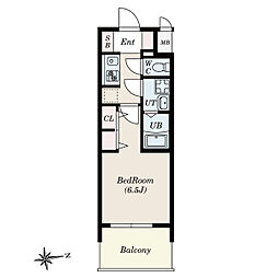 Ｓ−ＲＥＳＩＤＥＮＣＥ上飯田Ｎｏｒｔｈ 13階1Kの間取り