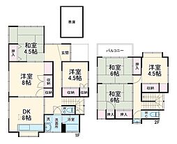 平3丁目貸家 1階5LDKの間取り