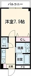 Ramh-K 1Kの間取図画像