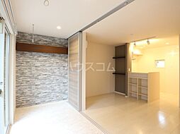 東武野田線 逆井駅 徒歩24分の賃貸アパート 1階1SLDKのリビング/ダイニング