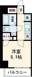アーバンパークお花茶屋 4階1Kの間取り