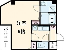 Ｍａｒｉｎｅ　Ｃｏｖｅ 2階1Kの間取り