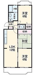 鷺沼レジデンス 3LDKの間取図画像