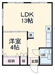 間取図画像 1LDK