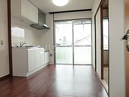 コーポリバーサイド 206 2階2DKのリビング/ダイニング