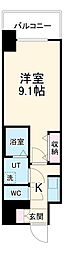 ファステート葵桜通リブレ 1Kの間取図画像