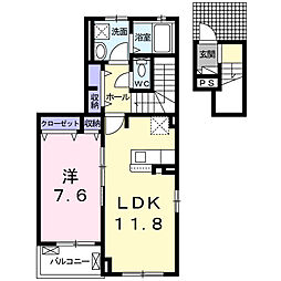 間取図画像 1LDK