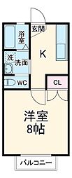 間取図画像 1K