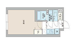東武東上線 東武練馬駅 徒歩12分の賃貸マンション 3階1Kの間取り