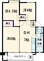 富士見町団地18号棟1階7.5万円
