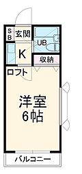 間取図画像 1K