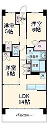 間取図画像 3LDK