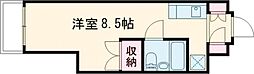 勝俣コーポ 3階1Kの間取り