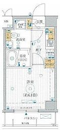 ル-リオン南砂町 1Kの間取図画像
