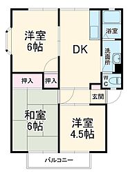 間取図画像 3DK