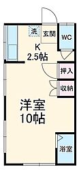 間取図画像 1K