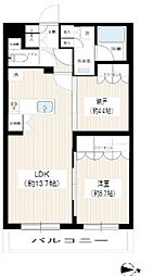 セジョリ板橋坂下II 3階1SLDKの間取り