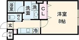 Ｊ−ＡＲＣ上石神井 2階1Kの間取り