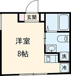 ＣＡＳＡ　ＯＴＳＵＫＡ 3階ワンルームの間取り