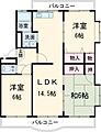ガーデンハイツB3階6.4万円