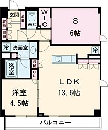 ピアース碑文谷5丁目 1階1SLDKの間取り