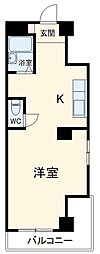 ＨＯＵＳＥ108筒井 3階ワンルームの間取り