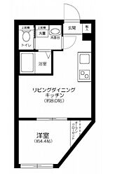 Residence 南千住 4階1LDKの間取り