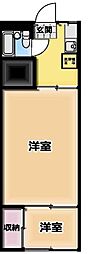 ハイムカミリア 1階1Kの間取り