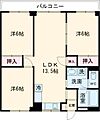 岩原氏家マンション4階4.5万円