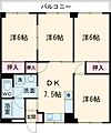 岩原氏家マンション4階4.5万円