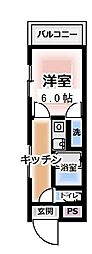 間取図画像 1K