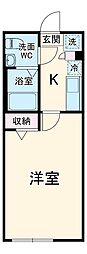 Ｎｉｃｏ　Ｍａｉｓｏｎ 1階1Kの間取り