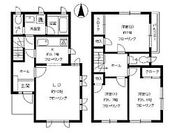 小澤メゾネット 1階3LDKの間取り