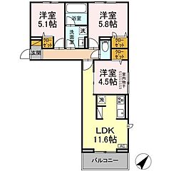 物件の間取り