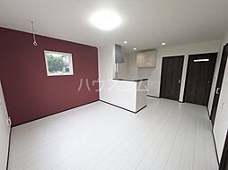 上毛電気鉄道 江木駅 7.4kmの賃貸アパート 2階1LDKのリビング/ダイニング