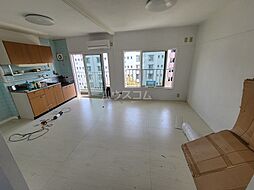 花見川団地7−4棟 4 4階2LDKのリビング/ダイニング