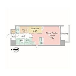 間取図画像 1LDK
