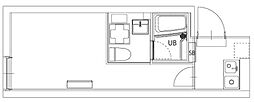 ＣＩＴＹ　ＷＡＬＫ下板橋 5階1Kの間取り