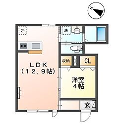 間取図画像 1LDK
